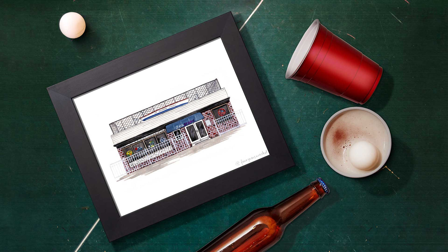 Your Favorite College Bars — Illustrated