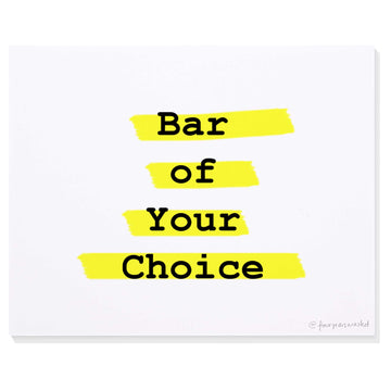 Custom Bar (Your School) - Four Years Wasted